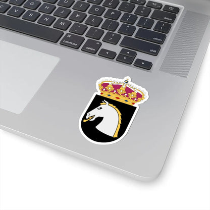 HMS Magne vapen (Sweden) (Coat of Arms) STICKER Vinyl Kiss-Cut Decal - The Sticker Space