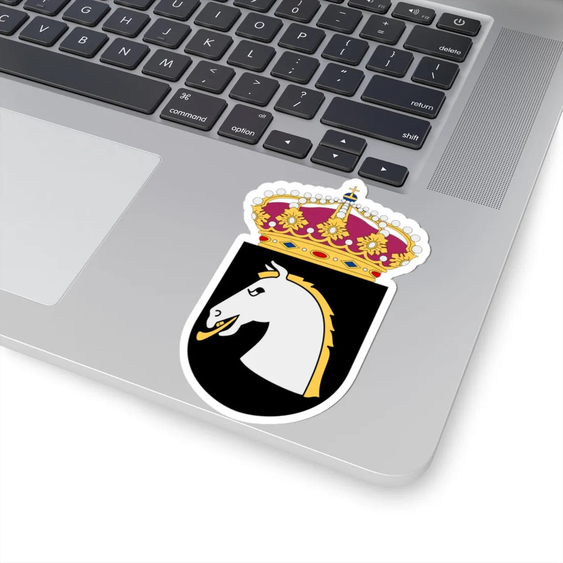 HMS Magne vapen (Sweden) (Coat of Arms) STICKER Vinyl Kiss-Cut Decal - The Sticker Space