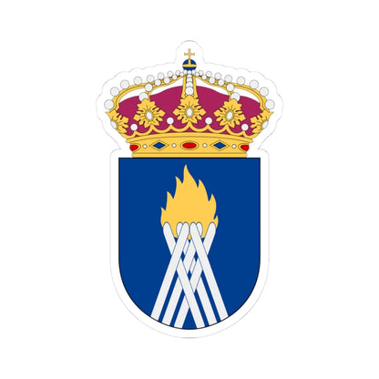 HMS Nämdö vapen (Sweden) (Coat of Arms) STICKER Vinyl Kiss-Cut Decal 3 Inch White - The Sticker Space