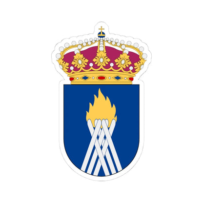 HMS Nämdö vapen (Sweden) (Coat of Arms) STICKER Vinyl Kiss-Cut Decal 4 Inch White - The Sticker Space