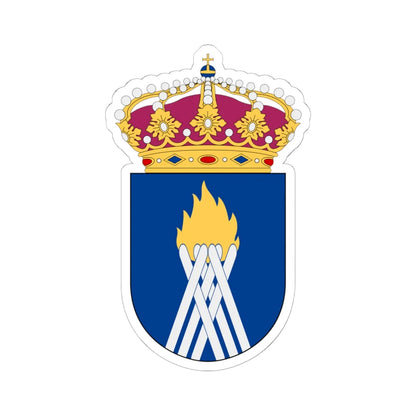 HMS Nämdö vapen (Sweden) (Coat of Arms) STICKER Vinyl Kiss-Cut Decal 6 Inch White - The Sticker Space
