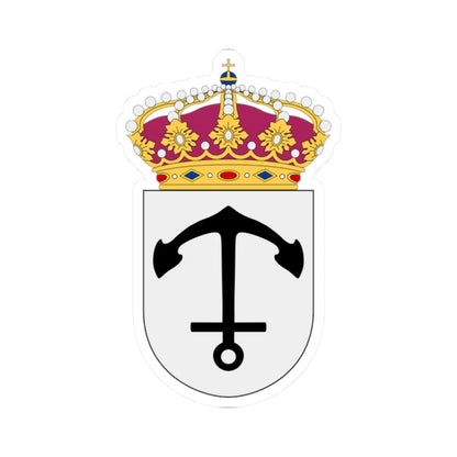 HMS Norrtälje vapen (Sweden) (Coat of Arms) STICKER Vinyl Kiss-Cut Decal 2 Inch White - The Sticker Space