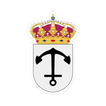 HMS Norrtälje vapen (Sweden) (Coat of Arms) STICKER Vinyl Kiss-Cut Decal 3 Inch White - The Sticker Space