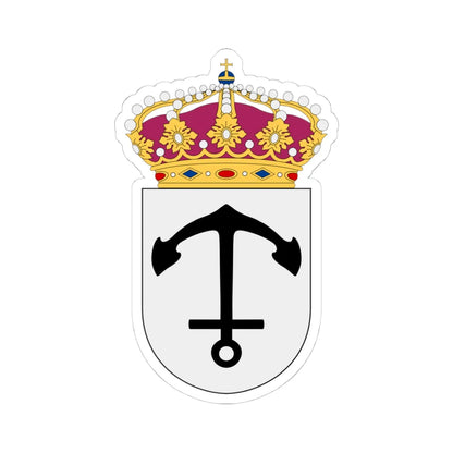 HMS Norrtälje vapen (Sweden) (Coat of Arms) STICKER Vinyl Kiss-Cut Decal 4 Inch White - The Sticker Space