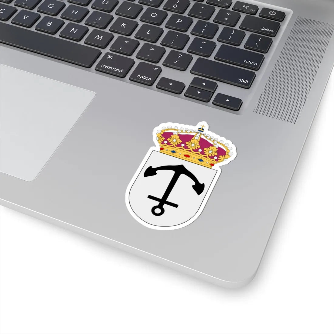 HMS Norrtälje vapen (Sweden) (Coat of Arms) STICKER Vinyl Kiss-Cut Decal - The Sticker Space