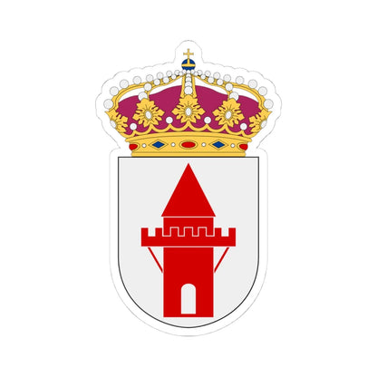 HMS Nyköping vapen (Sweden) (Coat of Arms) STICKER Vinyl Kiss-Cut Decal 4 Inch White - The Sticker Space