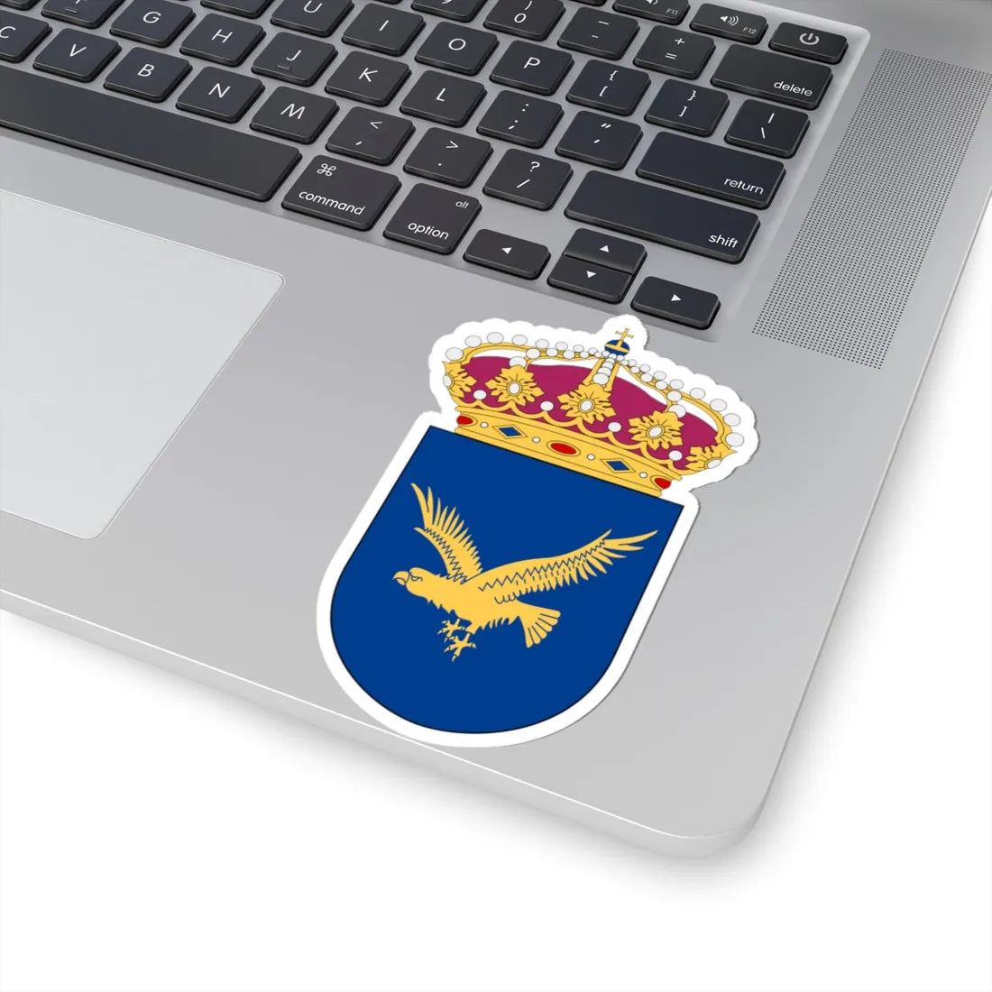 HMS Örnen vapen (Sweden) (Coat of Arms) STICKER Vinyl Kiss-Cut Decal - The Sticker Space