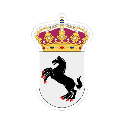 HMS Sleipner vapen (Sweden) (Coat of Arms) STICKER Vinyl Kiss-Cut Decal 4 Inch White - The Sticker Space