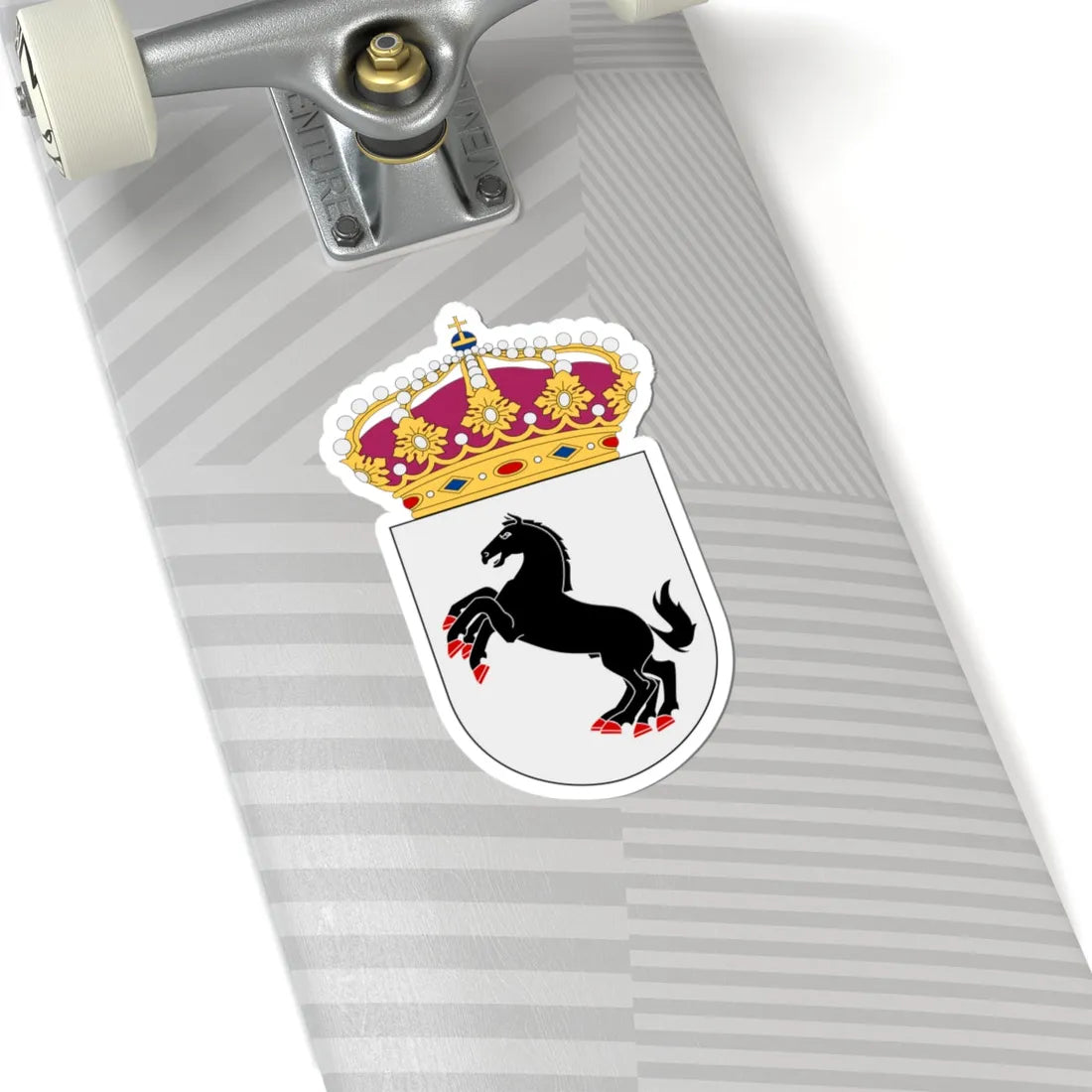 HMS Sleipner vapen (Sweden) (Coat of Arms) STICKER Vinyl Kiss-Cut Decal - The Sticker Space