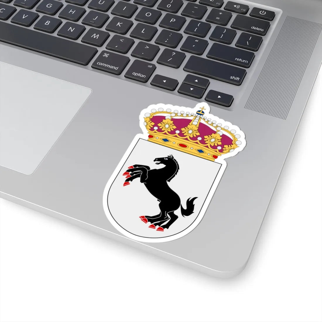 HMS Sleipner vapen (Sweden) (Coat of Arms) STICKER Vinyl Kiss-Cut Decal - The Sticker Space