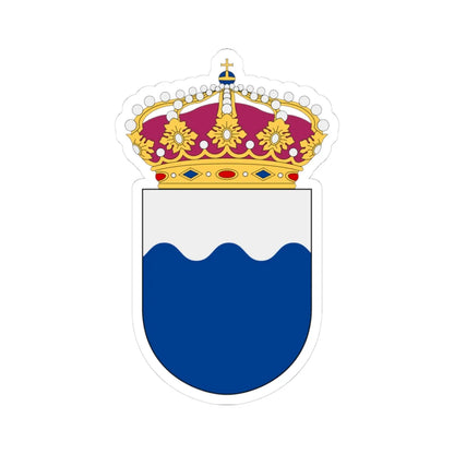 HMS Smyge vapen (Sweden) (Coat of Arms) STICKER Vinyl Kiss-Cut Decal 3 Inch White - The Sticker Space