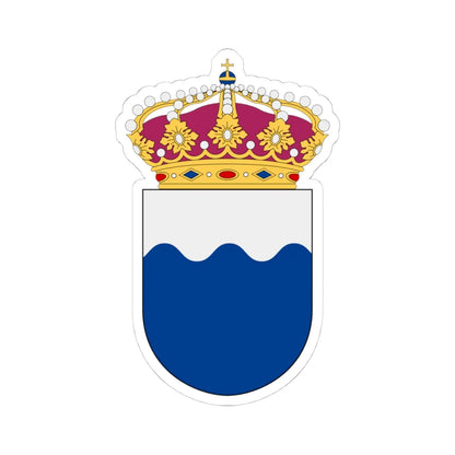 HMS Smyge vapen (Sweden) (Coat of Arms) STICKER Vinyl Kiss-Cut Decal 4 Inch White - The Sticker Space