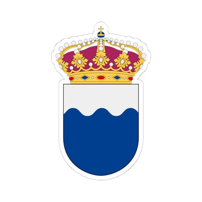 HMS Smyge vapen (Sweden) (Coat of Arms) STICKER Vinyl Kiss-Cut Decal 6 Inch White - The Sticker Space