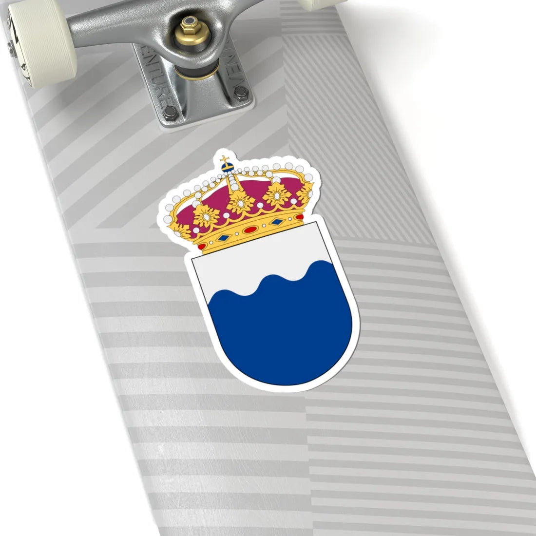 HMS Smyge vapen (Sweden) (Coat of Arms) STICKER Vinyl Kiss-Cut Decal - The Sticker Space