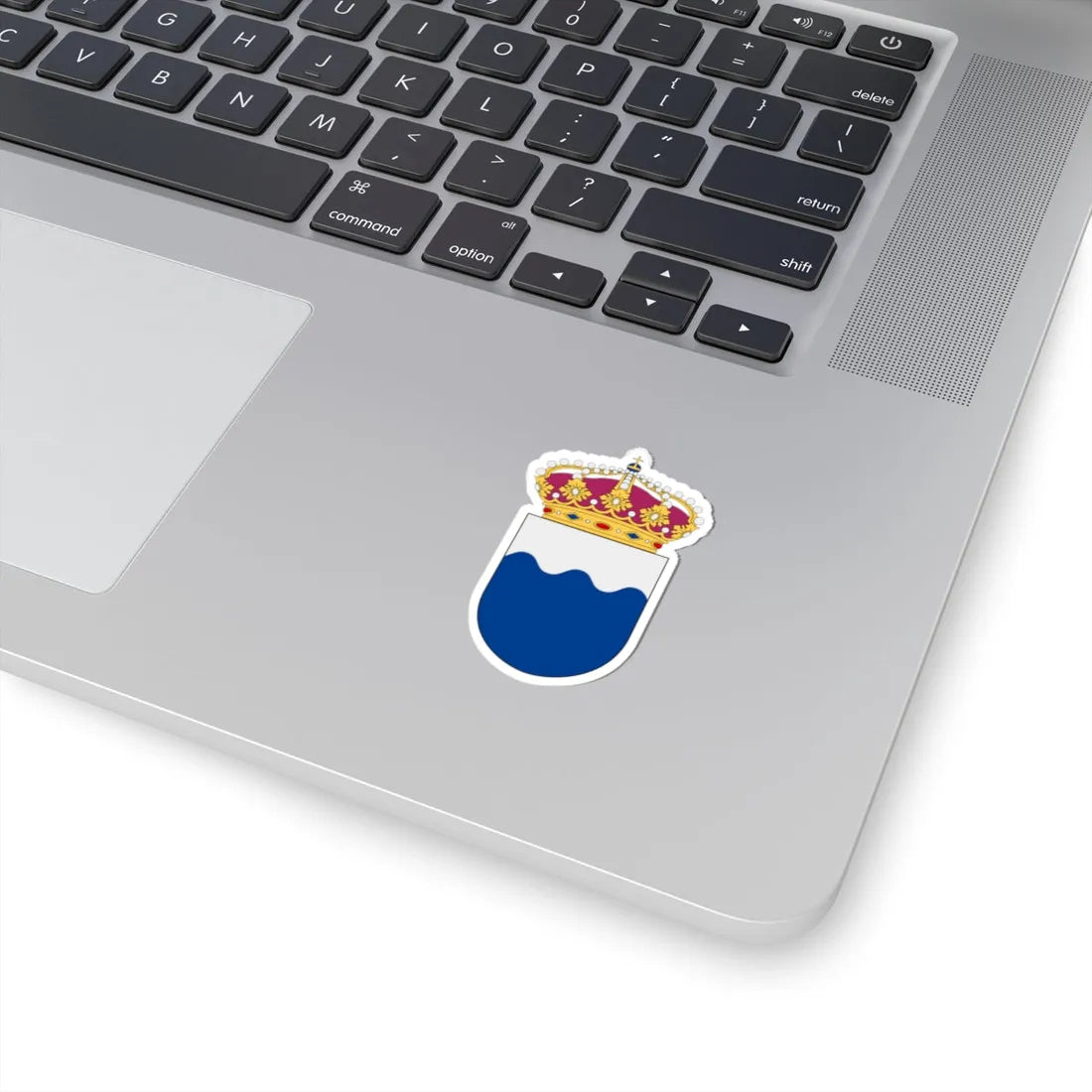 HMS Smyge vapen (Sweden) (Coat of Arms) STICKER Vinyl Kiss-Cut Decal - The Sticker Space