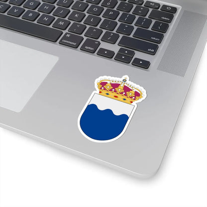 HMS Smyge vapen (Sweden) (Coat of Arms) STICKER Vinyl Kiss-Cut Decal - The Sticker Space