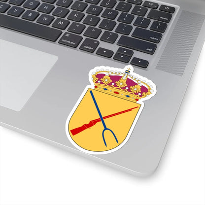 HMS Snapphanen vapen (Sweden) (Coat of Arms) STICKER Vinyl Kiss-Cut Decal - The Sticker Space