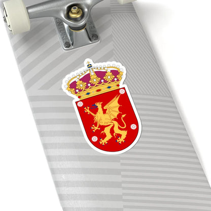 HMS Östergötland vapen (Sweden) (Coat of Arms) STICKER Vinyl Kiss-Cut Decal - The Sticker Space