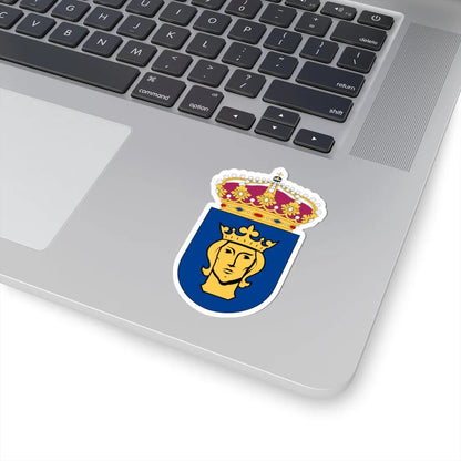 HMS Stockholm vapen bra (Sweden) (Coat of Arms) STICKER Vinyl Kiss-Cut Decal - The Sticker Space