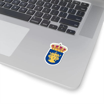 HMS Stockholm vapen (Sweden) (Coat of Arms) STICKER Vinyl Kiss-Cut Decal - The Sticker Space
