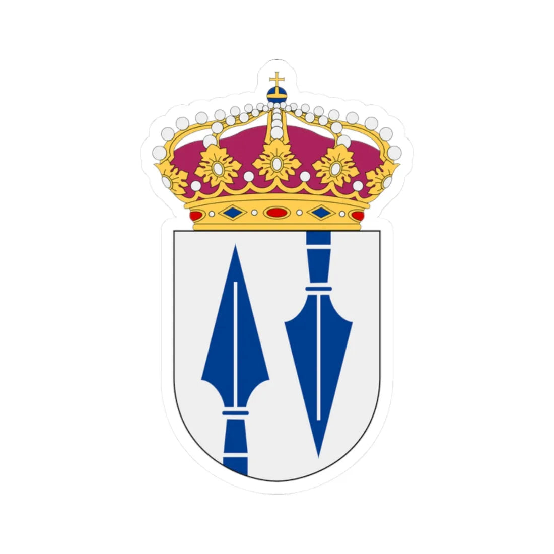 HMS Styrbjörn vapen (Sweden) (Coat of Arms) STICKER Vinyl Kiss-Cut Decal - The Sticker Space