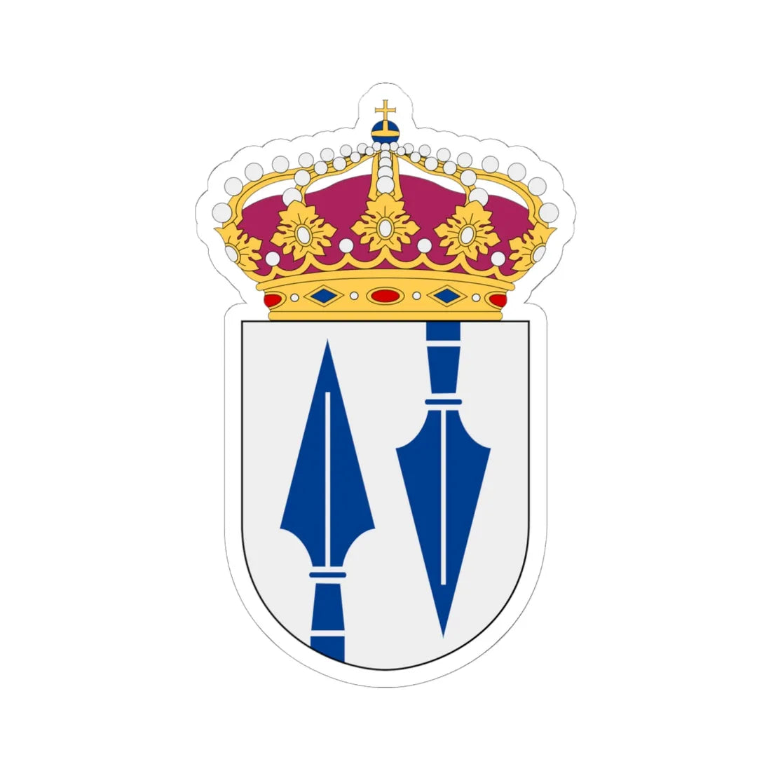 HMS Styrbjörn vapen (Sweden) (Coat of Arms) STICKER Vinyl Kiss-Cut Decal - The Sticker Space