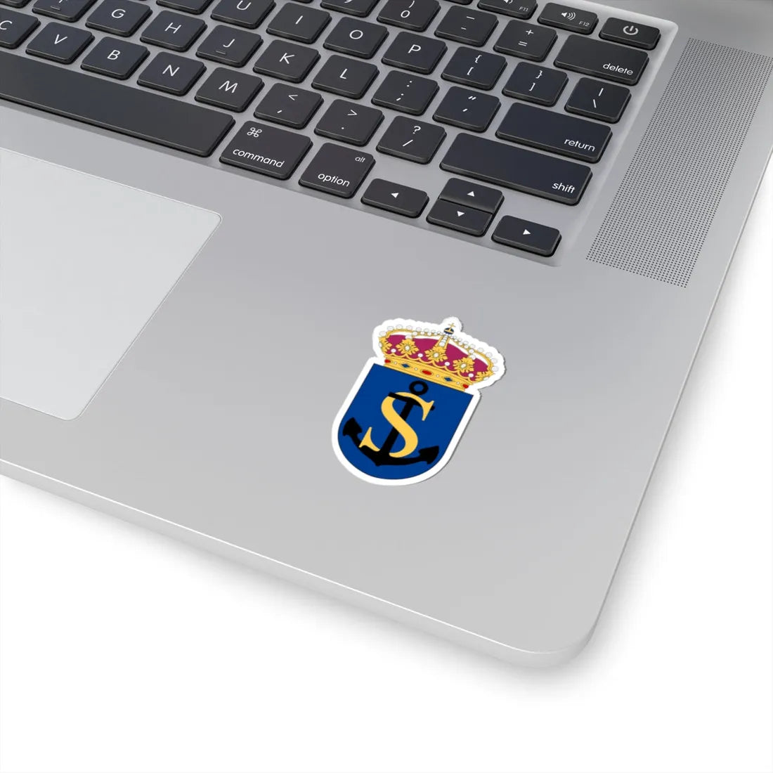 HMS Sundsvall vapen annan (Sweden) (Coat of Arms) STICKER Vinyl Kiss-Cut Decal - The Sticker Space