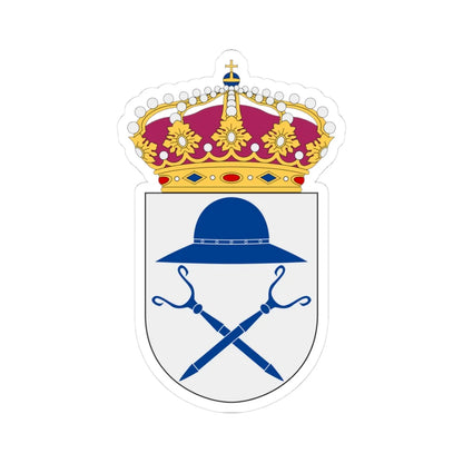 HMS Sundsvall vapen (Sweden) (Coat of Arms) STICKER Vinyl Kiss-Cut Decal 3 Inch White - The Sticker Space