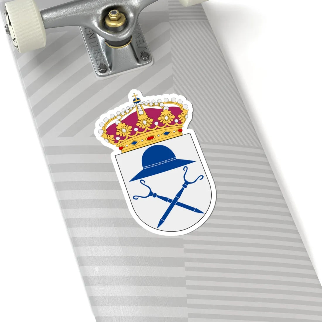 HMS Sundsvall vapen (Sweden) (Coat of Arms) STICKER Vinyl Kiss-Cut Decal - The Sticker Space