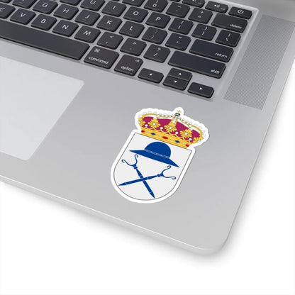 HMS Sundsvall vapen (Sweden) (Coat of Arms) STICKER Vinyl Kiss-Cut Decal - The Sticker Space