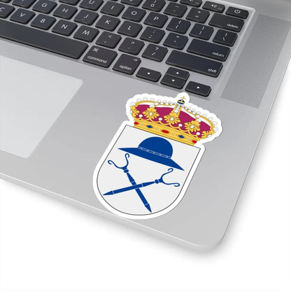 HMS Sundsvall vapen (Sweden) (Coat of Arms) STICKER Vinyl Kiss-Cut Decal - The Sticker Space