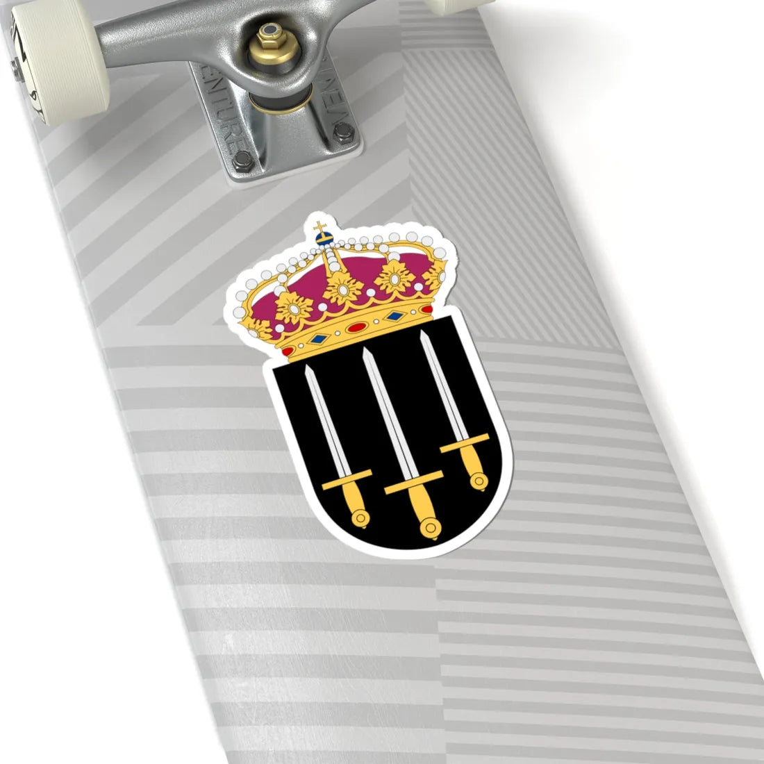 HMS Tirfing vapen (Sweden) (Coat of Arms) STICKER Vinyl Kiss-Cut Decal - The Sticker Space