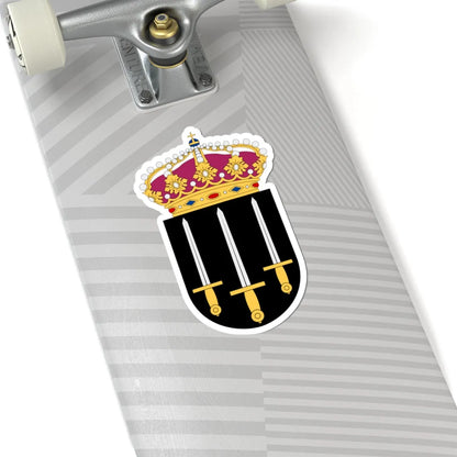 HMS Tirfing vapen (Sweden) (Coat of Arms) STICKER Vinyl Kiss-Cut Decal - The Sticker Space