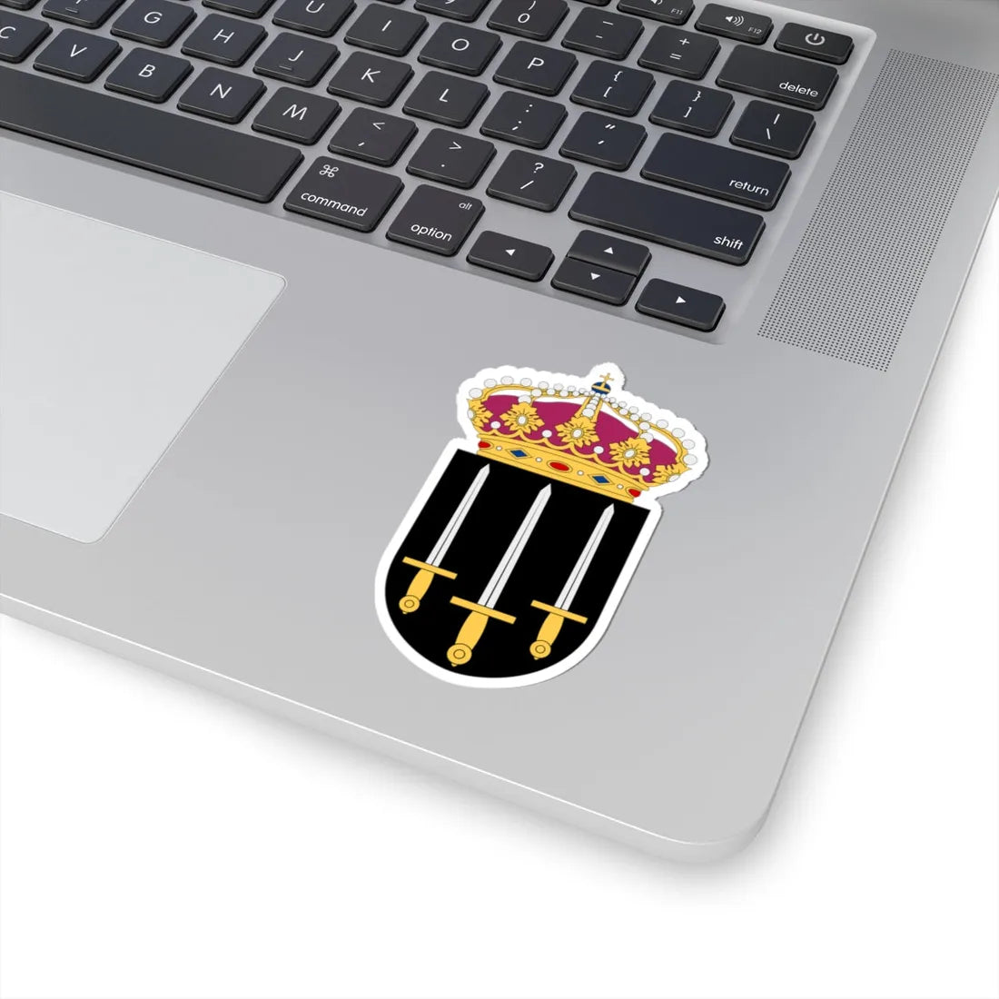 HMS Tirfing vapen (Sweden) (Coat of Arms) STICKER Vinyl Kiss-Cut Decal - The Sticker Space