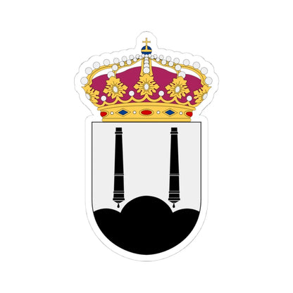 HMS Tjurkö vapen (Sweden) (Coat of Arms) STICKER Vinyl Kiss-Cut Decal 4 Inch White - The Sticker Space