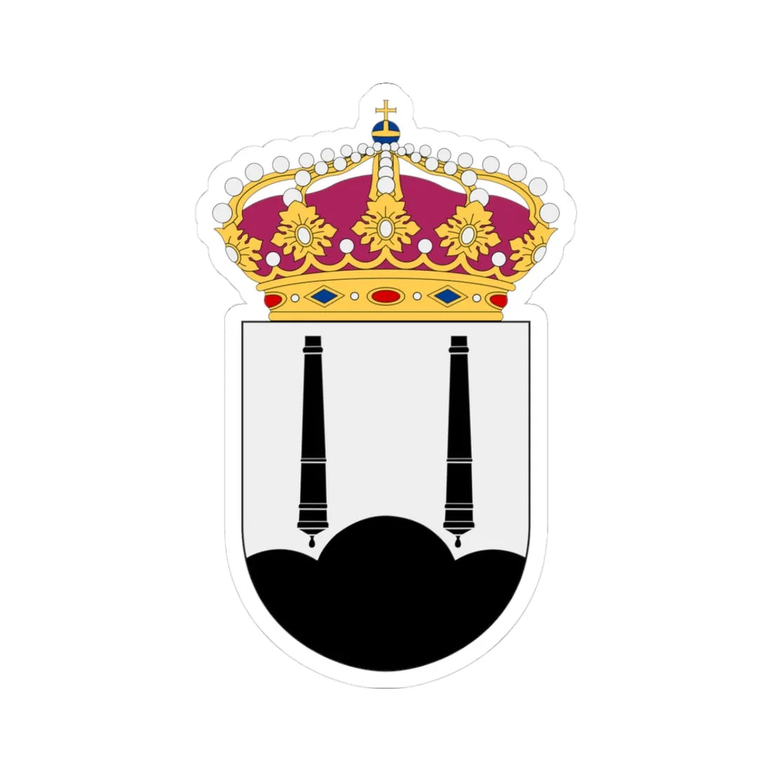 HMS Tjurkö vapen (Sweden) (Coat of Arms) STICKER Vinyl Kiss-Cut Decal - The Sticker Space