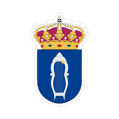 HMS Vega vapen (Sweden) (Coat of Arms) STICKER Vinyl Kiss-Cut Decal 4 Inch White - The Sticker Space
