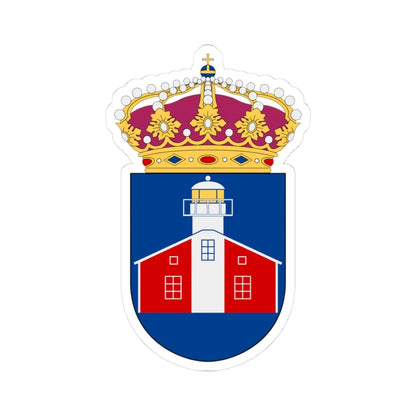 HMS Ven vapen (Sweden) (Coat of Arms) STICKER Vinyl Kiss-Cut Decal 3 Inch White - The Sticker Space