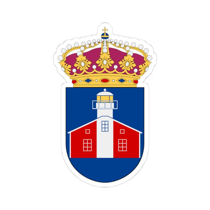 HMS Ven vapen (Sweden) (Coat of Arms) STICKER Vinyl Kiss-Cut Decal 4 Inch White - The Sticker Space