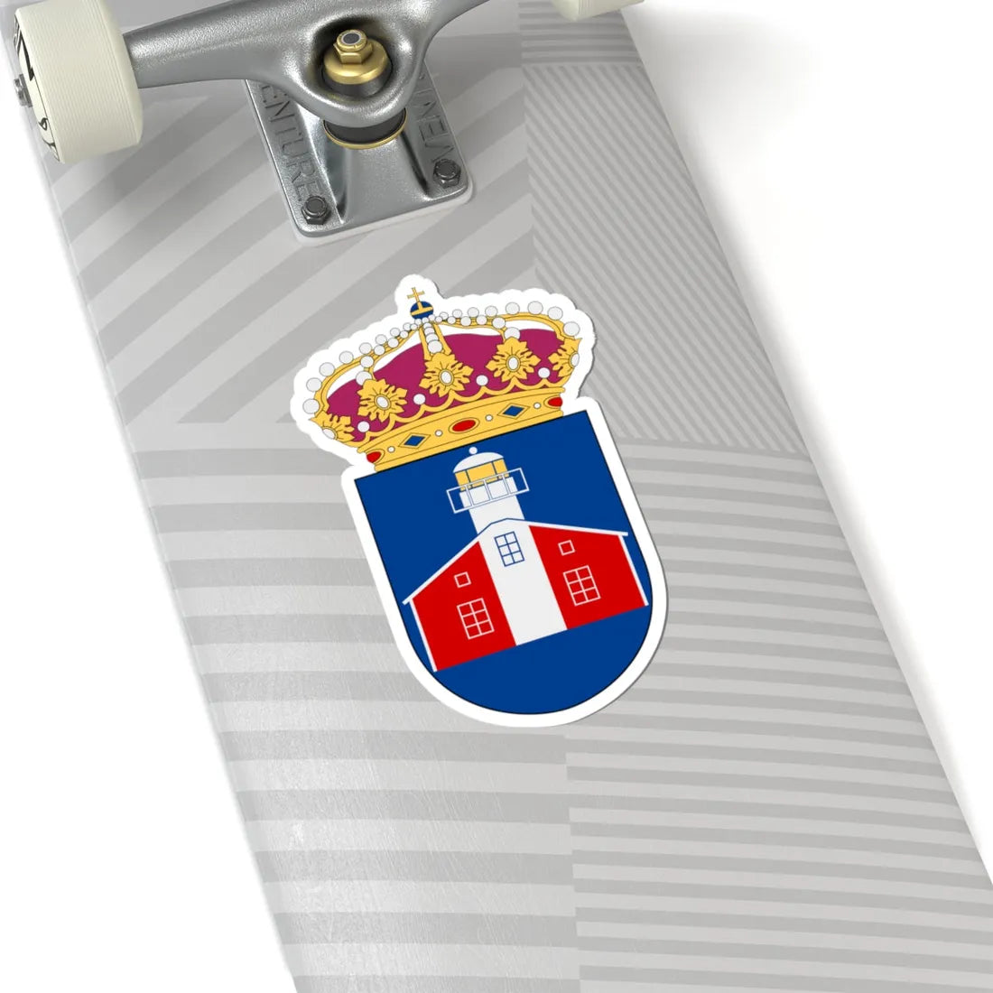 HMS Ven vapen (Sweden) (Coat of Arms) STICKER Vinyl Kiss-Cut Decal - The Sticker Space