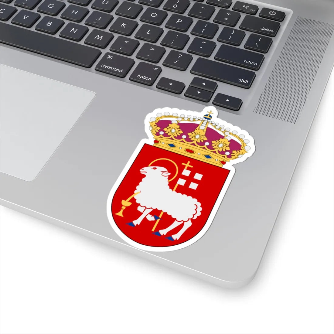 HMS Visby vapen jagare (Sweden) (Coat of Arms) STICKER Vinyl Kiss-Cut Decal - The Sticker Space