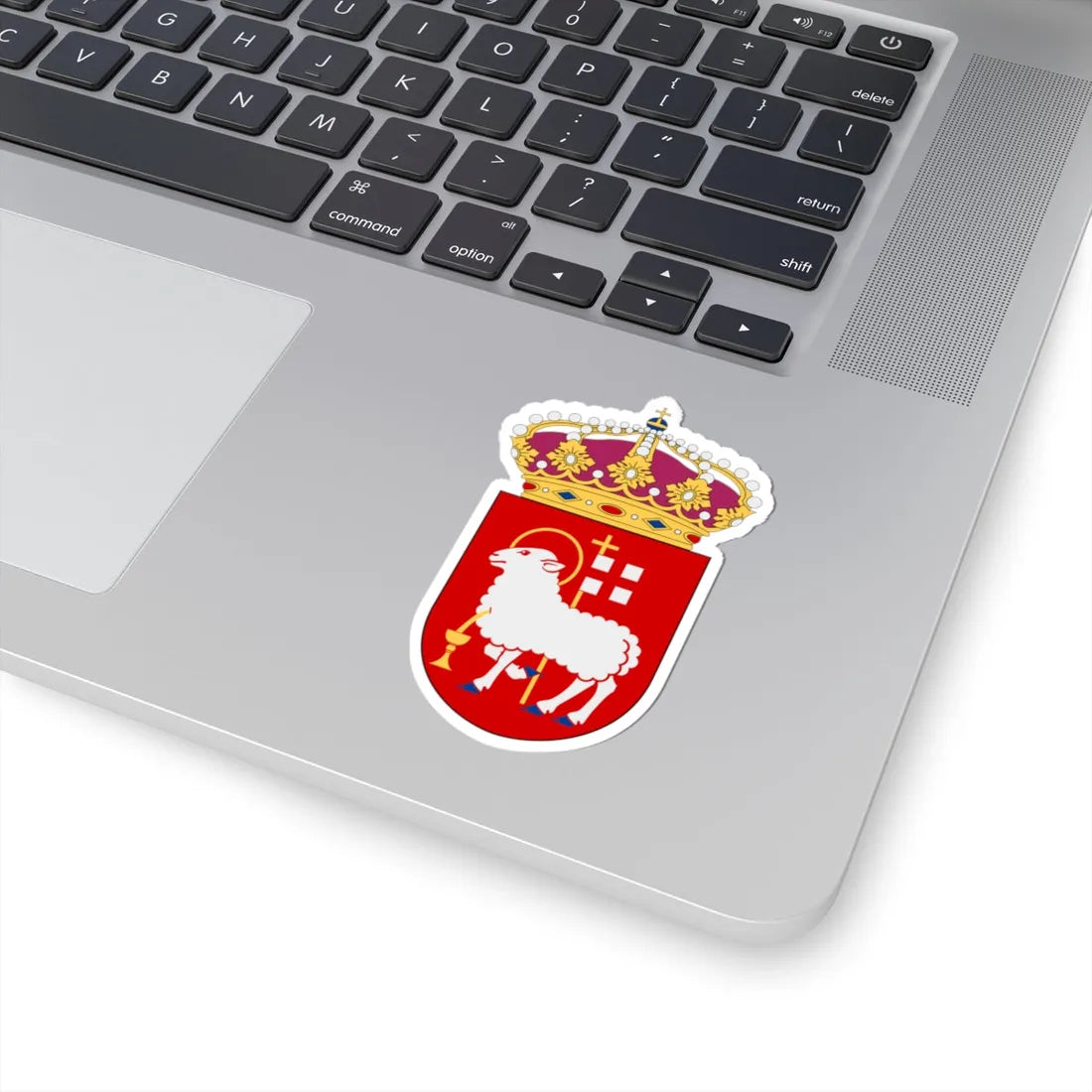 HMS Visby vapen jagare (Sweden) (Coat of Arms) STICKER Vinyl Kiss-Cut Decal - The Sticker Space