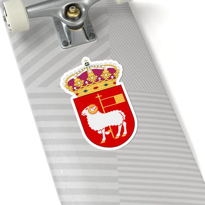 HMS Visby vapen korvett (Sweden) (Coat of Arms) STICKER Vinyl Kiss-Cut Decal - The Sticker Space