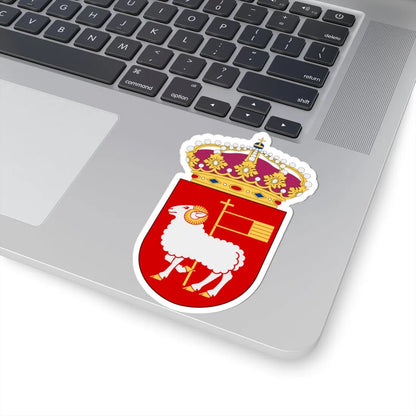 HMS Visby vapen korvett (Sweden) (Coat of Arms) STICKER Vinyl Kiss-Cut Decal - The Sticker Space