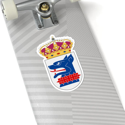 HMS Väktaren vapen (Sweden) (Coat of Arms) STICKER Vinyl Kiss-Cut Decal - The Sticker Space