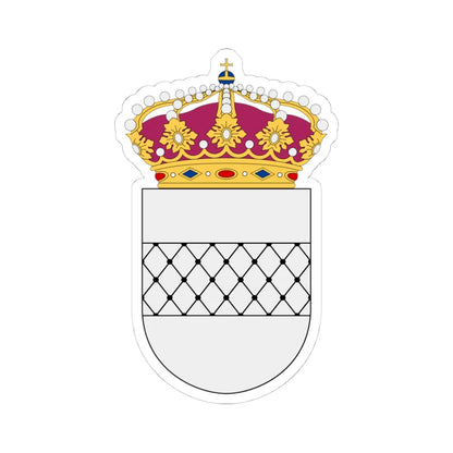 HMS Vållö vapen (Sweden) (Coat of Arms) STICKER Vinyl Kiss-Cut Decal 4 Inch White - The Sticker Space