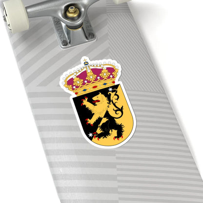 HMS Västergötland vapen (Sweden) (Coat of Arms) STICKER Vinyl Kiss-Cut Decal - The Sticker Space
