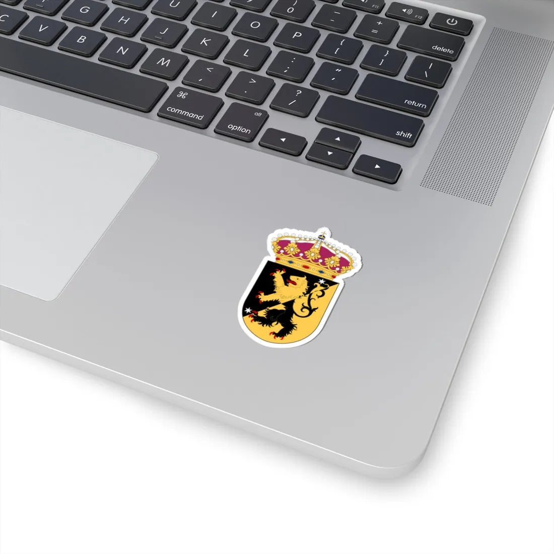 HMS Västergötland vapen (Sweden) (Coat of Arms) STICKER Vinyl Kiss-Cut Decal - The Sticker Space