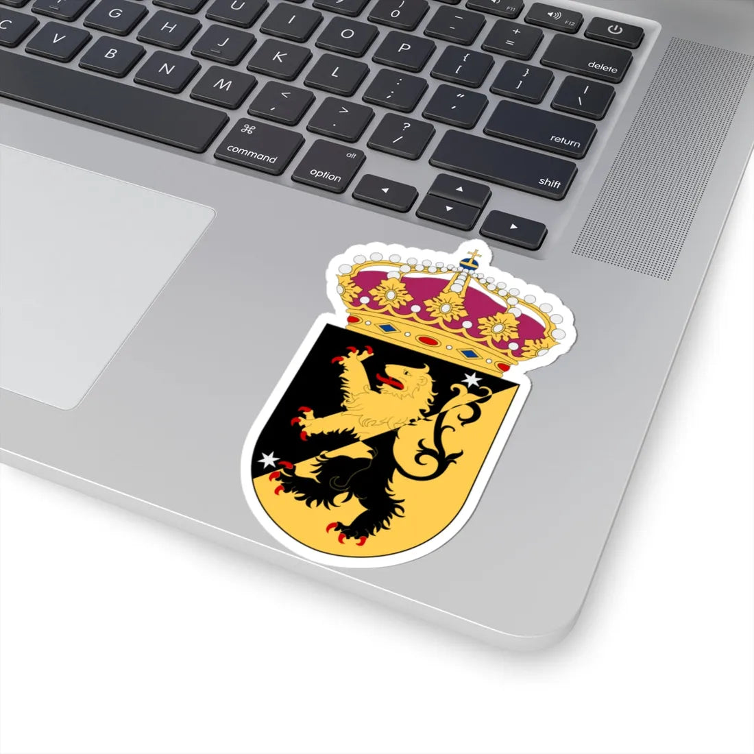 HMS Västergötland vapen (Sweden) (Coat of Arms) STICKER Vinyl Kiss-Cut Decal - The Sticker Space