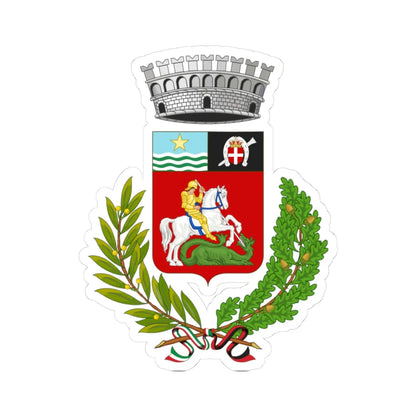 Hône-Stemma (Italy) (Coat of Arms) STICKER Vinyl Kiss-Cut Decal 3 Inch White - The Sticker Space